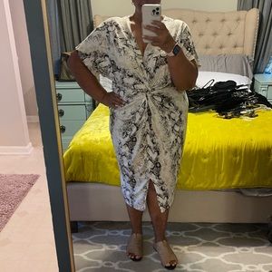 Snake print dress Fashion Nova size 3x